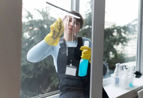 Nettoyage de vitres intérieures et extérieures à Saulon-la-Rue